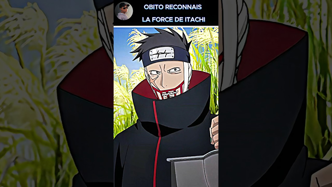Obito fuit devant la force d&rsquo;itachi🔥