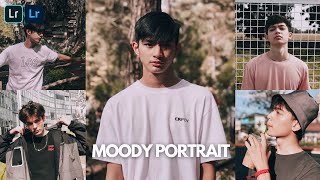 Moody Dark Portrait Preset - Dark Selfie Lightroom Preset Tutorial Free Dng screenshot 4