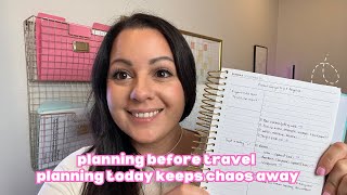 Organized Week Ahead | Weekly Reset Before Travel Season