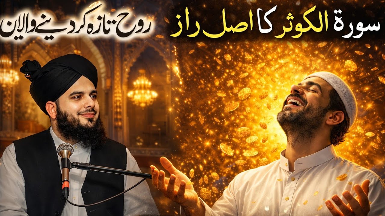 سورۃ الکوثر کا اصل راز ||Roah taza  karne Wala biyan by Peer AJMAL RAZA QADR)I)💫