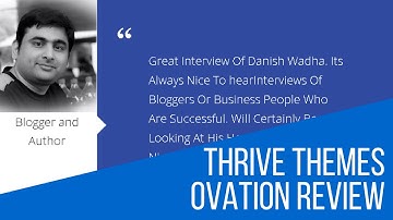 Thrive Ovation Review - Best Testimonial Plugin For Wordpress