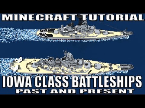 Minecraft Uss Missouri Iowa Class Tutorial Past And Present Most Accurate And Detailed Build By Jagthunder1 - uss missouri with turrets that can shoot roblox