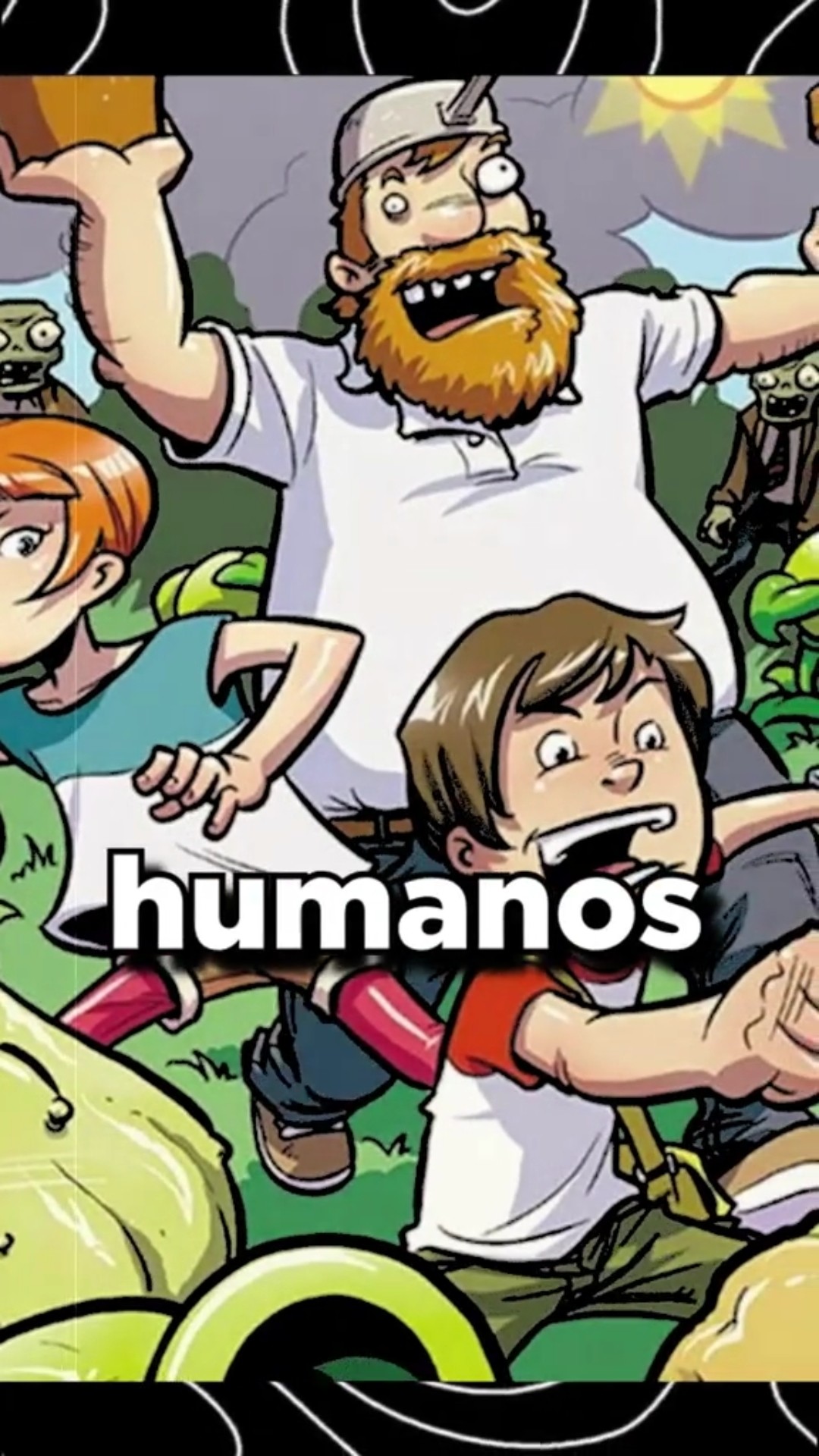 ¿Qué le pasó a los humanos en plantas vs zombies? ? #plantasvszombie #josativi #shorts #miedo