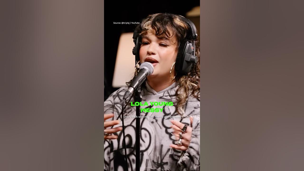 Lola Young - Messy (Live for Like A Version) #shorts Lola Young - Messy (Live for Like A Version) #shorts