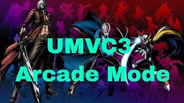 ULTIMATE MARVEL VS. CAPCOM 3 Dante,Vergil,and Zero Arcade Mode