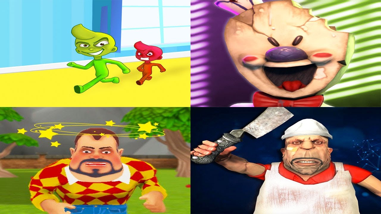 Dark Riddle vs Scary Butcher 3D vs The Siblings 2020 vs Ice Scream 1 ...