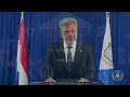 Prime Minister Luc F. Mercelina 2025 atlantic hurricane Season address