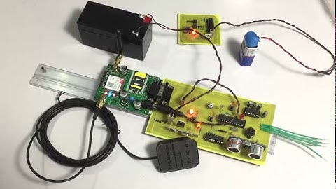 Ultrasonic Blind Stick With GPS Tracking