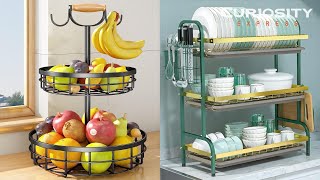 Space Saving Organizer Shelves in the Kitchen #4