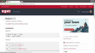 Node.js Developer Course: Using 3rd Party Modules