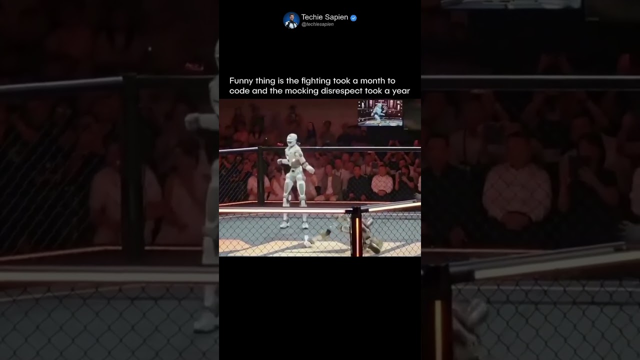 This Humanoid Robot Taunts Its Opponent After a Knockout 🤖🥊 | EngineAI URKL Robot Fight Goes Viral