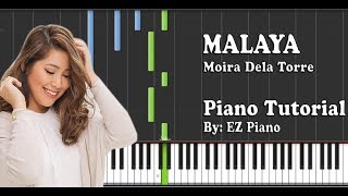 Malaya - Moira Dela Torre | Piano Tutorial (Synthesia) chords