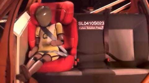 Cybex Free-Fix краш-тест ADAC 2010
