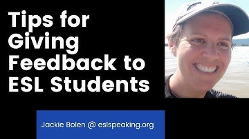 Giving Feedback to English Learners in ESL/EFL Classes | Error Correction in the ESL Classroom.