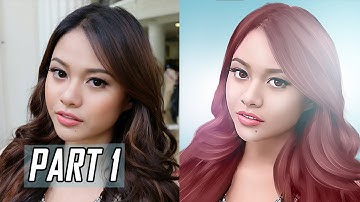 Turn Photo Into Painting Effect Using Smudge Tool In Photoshop PART 1