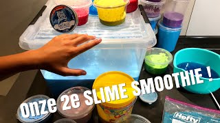 Onze 2e SLIME SMOOTHIE maken!