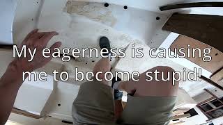 SV Intheana Jones Sailboat Episode 5 - Installing the Bulkhead ALL WRONG!!