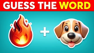 Guess the WORD by Emoji? 🤔 101 Words | Emoji Quiz