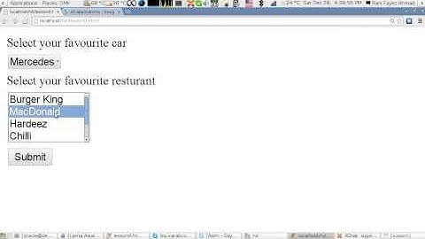 Tcl/Rivet Server Side Scripting Tutorial Lesson 9: Sent From Combobox.(Arabic Version)