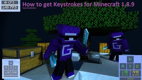 How to get Keystrokes Mod for Minecraft 1.8.9