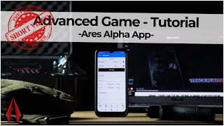 Ares Alpha App - Advanced Game - Tutorial - Airsoft Tracker App - #SHORTS screenshot 1