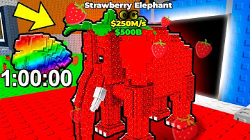 I bought 24 HOURS of INFINITE LUCK and GOT OG STRAWBERRY ELEPHANT in Steal a Brainrot!