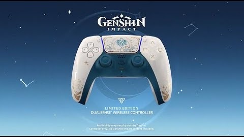 Genshin Impact Limited Edition DualSense PS5 Controller | Pre-Order Now