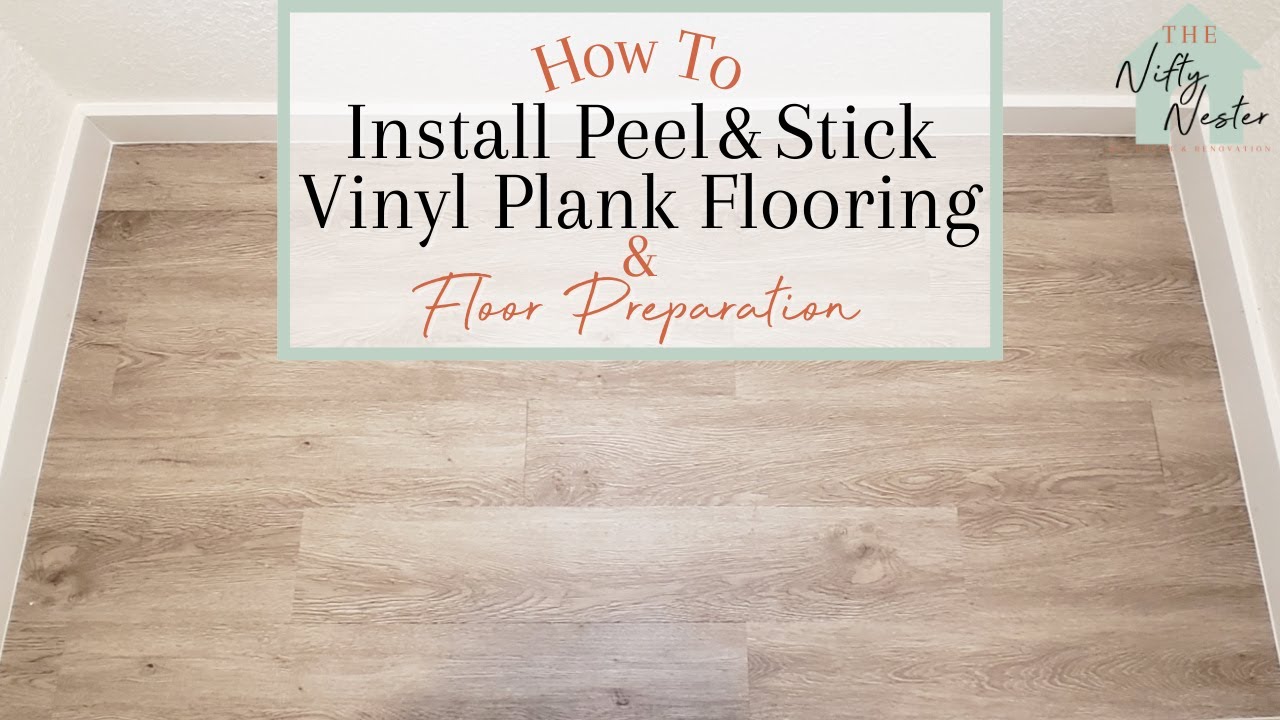 Vinyl Plank Flooring, Installing Self Adhesive Vinyl Flooring