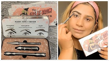 How To Make  Brow | Benefit Brow | The Great Brow Basics Kit | Eye Brow Tutorial |