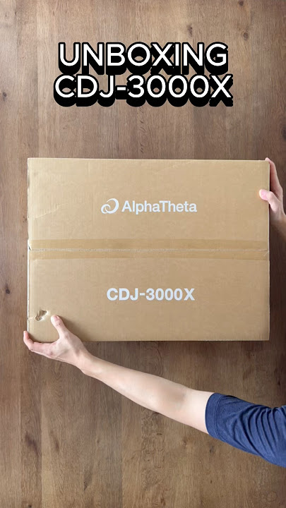 Unboxing the CDJ-3000X #cdj3000x #djjoeysantos #djlife #dj @AlphaThetaUSA @alphathetaglobal