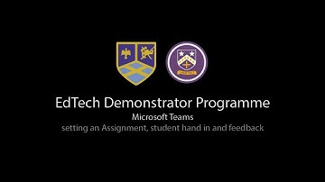 Microsoft Teams - Setting an assignment and providing feedback