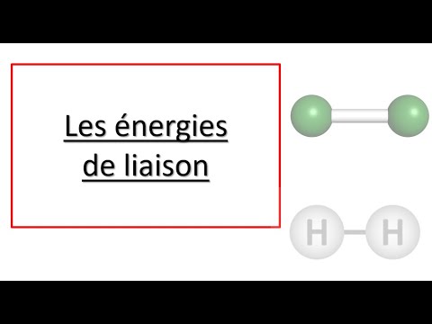 Vidéo: Pendant la formation de l'énergie de la liaison chimique ?