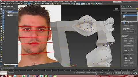 3DsMax Face Modeling  Create By( Manjoor Siddiqui)