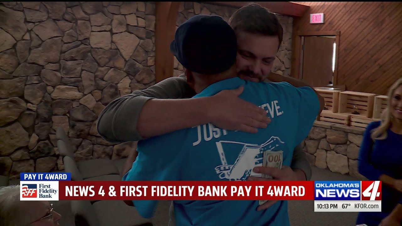 newspaper mockup Oklahoma couple surprises pastor with Pay It 4Ward Award