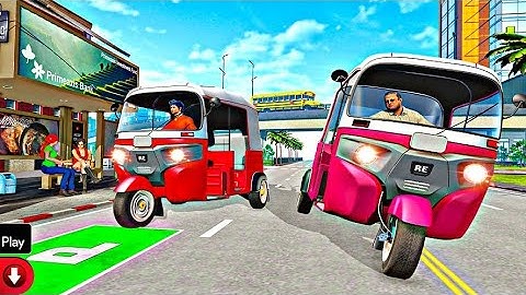 Tuk Tuk Rickshaw Driving Game | Pick &Drop Passengers | Auto Rickshaw Simulator2025