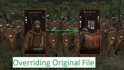 Overriding original file