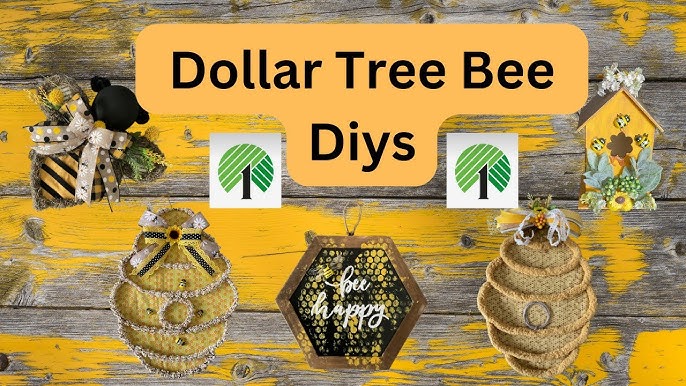 5 Dollar Tree DIY 🐝 Bee Themed Decor! 