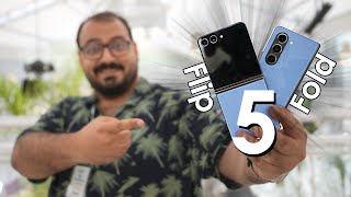 أول نظره على جديد سامسونج! | Galaxy Z Fold 5 + Z Flip 5 