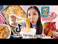 I Tried TikTok&#39;s most viral recipes *I&#39;m back baby* 🙌🏻