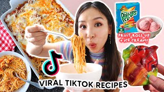 I Tried TikTok's most viral recipes *I'm back baby*