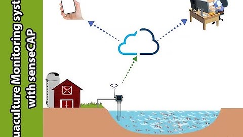 Onsite device setup demonstration of aquaculture monitoring system (AquaMon) Project.