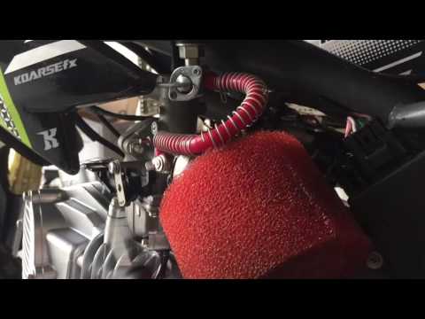 PDI washing out / flushing fuel tank and draining carb before 1st ride - YouTube