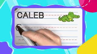 How To Write Caleb Write With Me -- For Kids