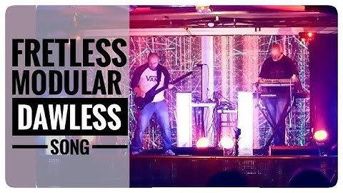 Fretless bass & modular synth live song / AE modular / dawless LIFE ON THE BIG SCREEN