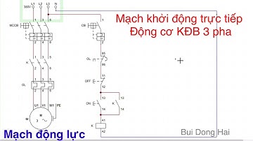 Mạch Khởi Động Trực Tiếp Động Cơ 3 Pha | Giải thích nguyên lý