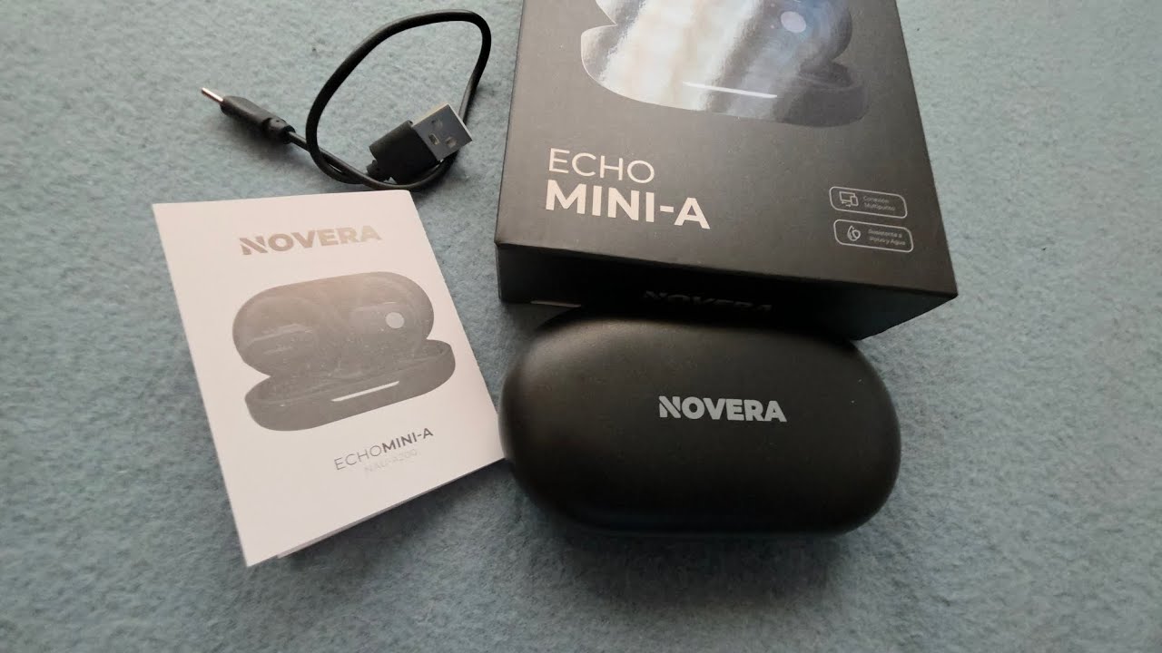 Review auriculares manos libres Bluetooth marca NOVERA ECHO MINI A. Colgables del pabellón auditivo