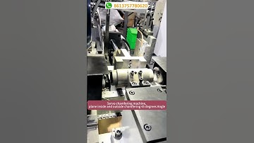 Servo chamfering machine, plane inside and outside chamfering 45 degrees Angle