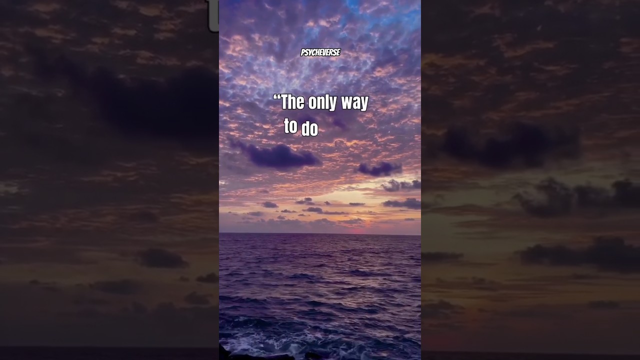 As Aristotle said : "Pleasure in the job puts perfection in the work." ✅ 