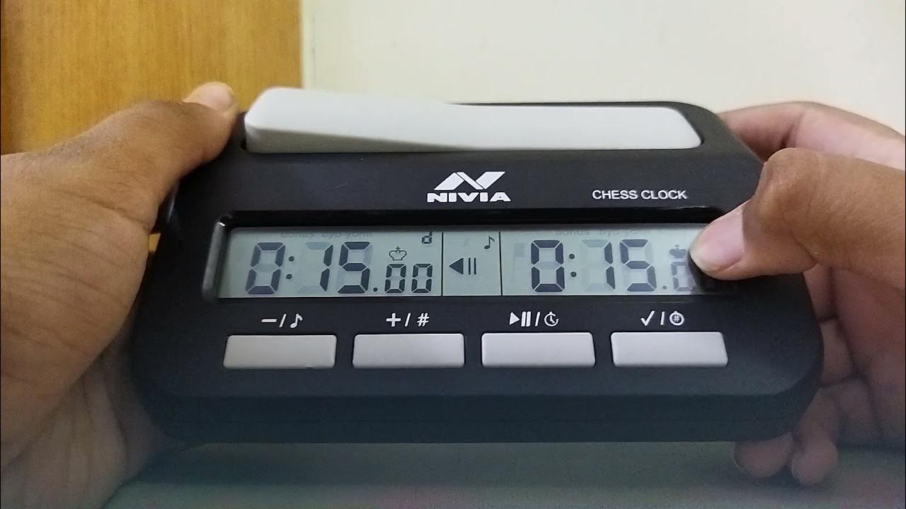 Unboxing NIVIA chess clock YouTube
