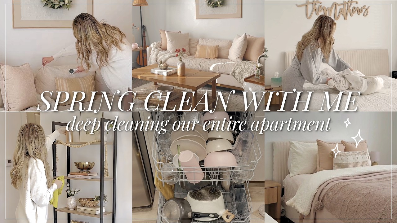 Spring Clean Apartment Spring Clean With Me 2026 🫧🌷 | FULL Apartment Deep Clean + Cleaning ...